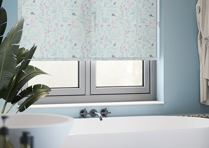 Summer Meadow, Opal Blue - Twist&Fit Roller Blind - Image 5